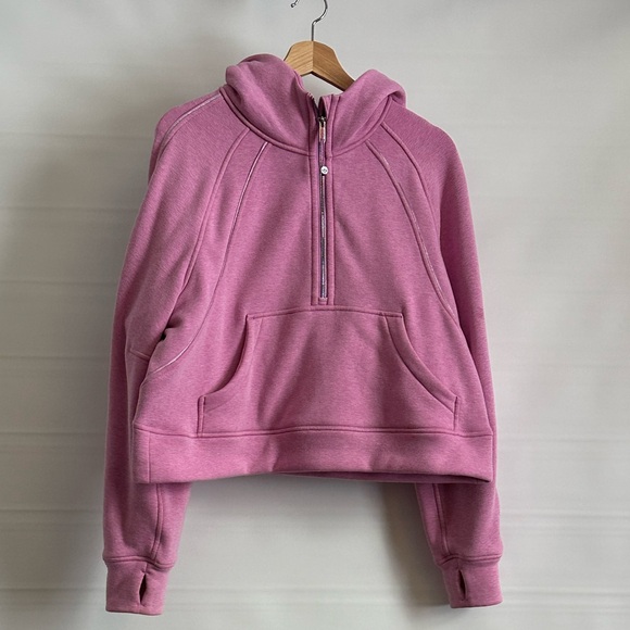 Lululemon Athletica Magenta Half-Zip Jacket - Picture 1 of 5